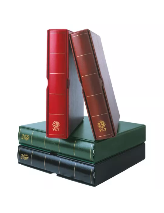 Album SUPRA MAX : étui + reliure - Album à anneaux pour timbres