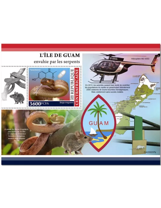 n° 2037 - Timbre CENTRAFRIQUE Blocs et feuillets