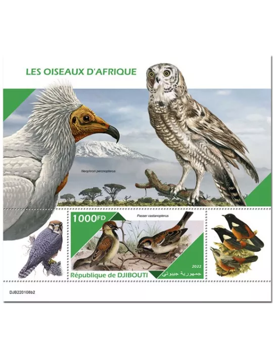 n° 785 - Timbre DJIBOUTI Blocs et feuillets