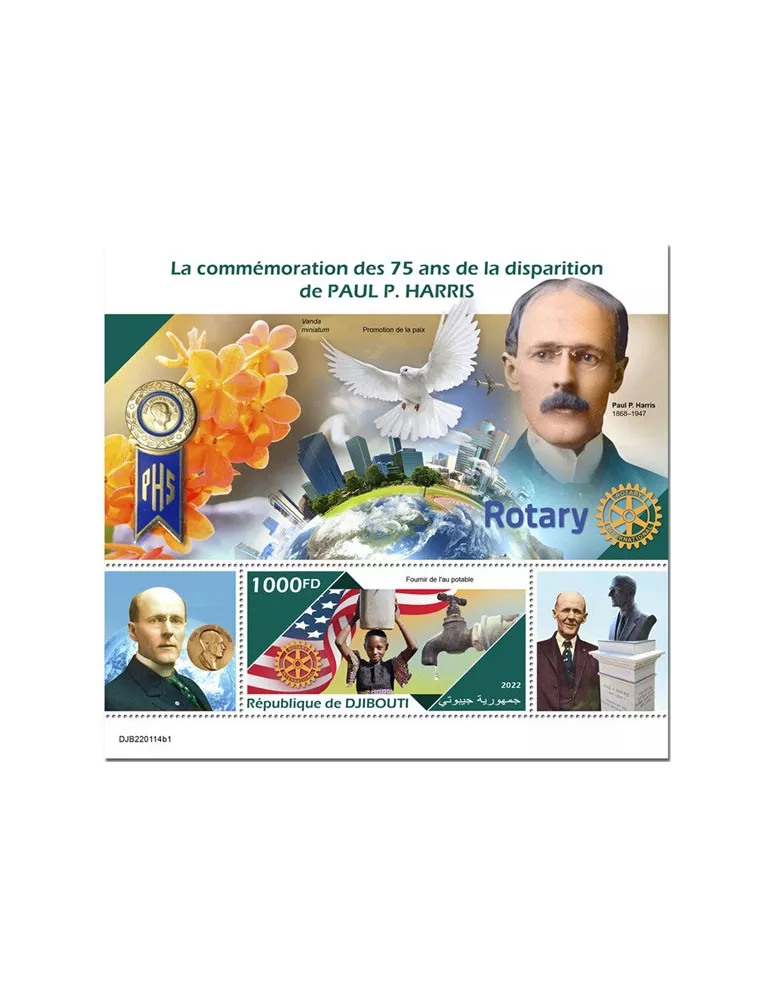 n° 796 - Timbre DJIBOUTI Blocs et feuillets