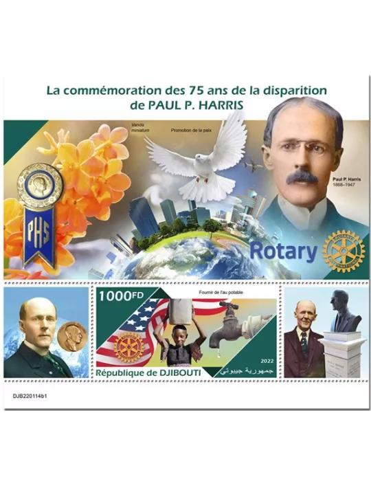 n° 796 - Timbre DJIBOUTI Blocs et feuillets