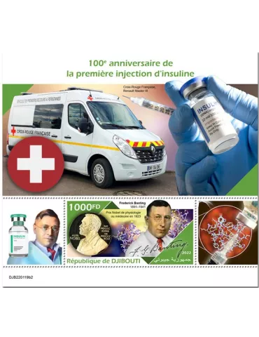 n° 807 - Timbre DJIBOUTI Blocs et feuillets