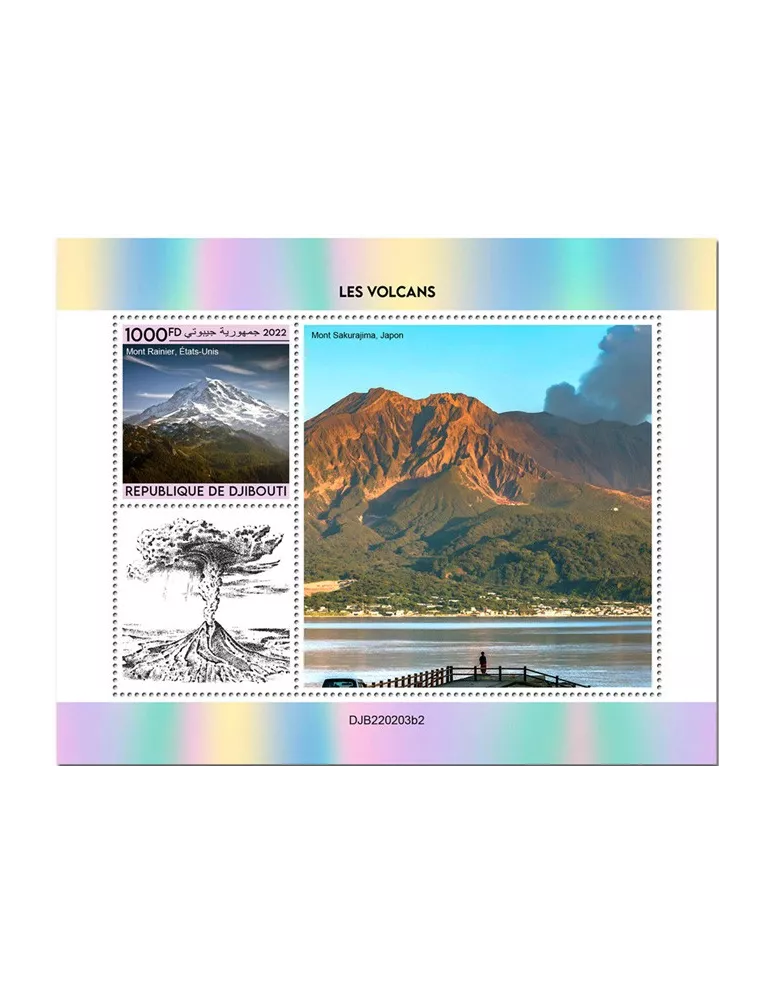 n° 815 - Timbre DJIBOUTI Blocs et feuillets