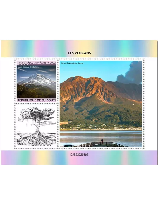 n° 815 - Timbre DJIBOUTI Blocs et feuillets