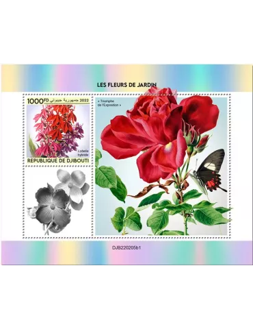 n° 818 - Timbre DJIBOUTI Blocs et feuillets