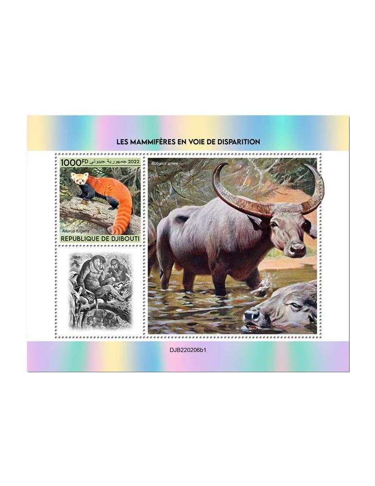 n° 820 - Timbre DJIBOUTI Blocs et feuillets