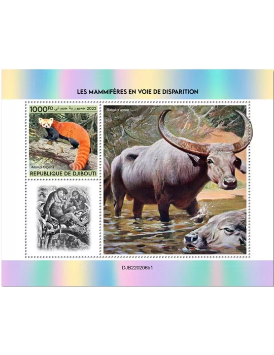 n° 820 - Timbre DJIBOUTI Blocs et feuillets