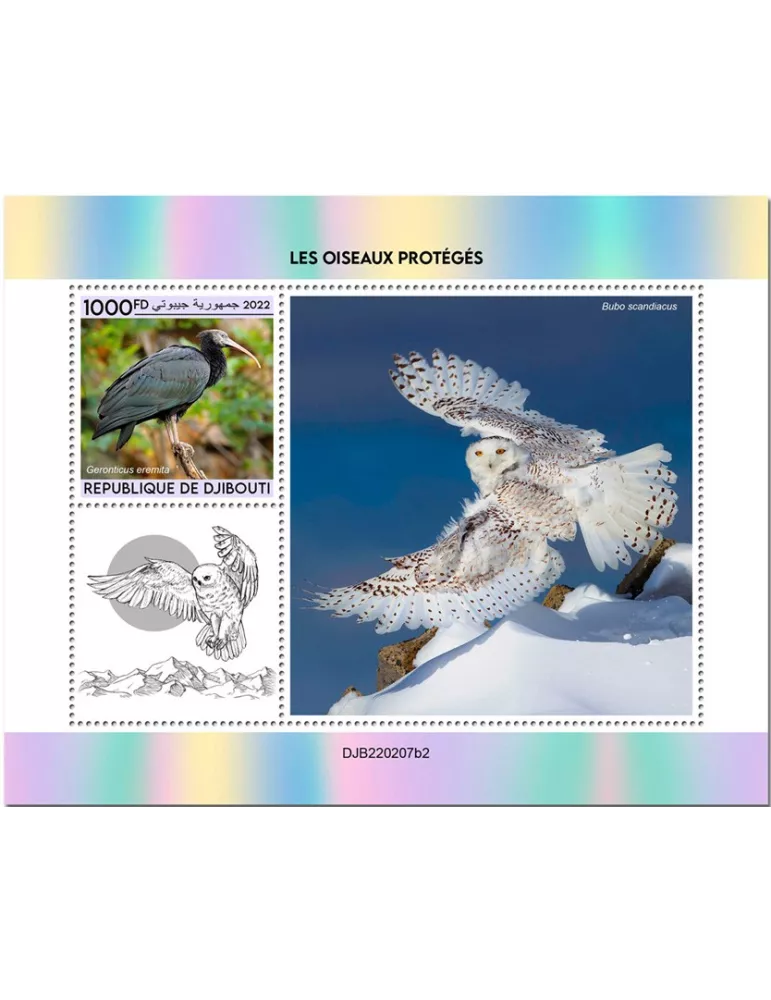 n° 823 - Timbre DJIBOUTI Blocs et feuillets