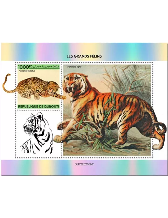 n° 825 - Timbre DJIBOUTI Blocs et feuillets