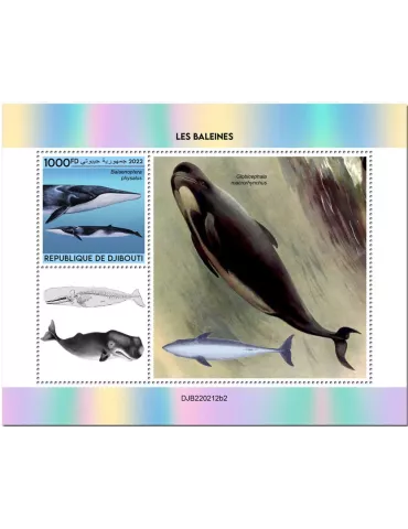 n° 833 - Timbre DJIBOUTI Blocs et feuillets
