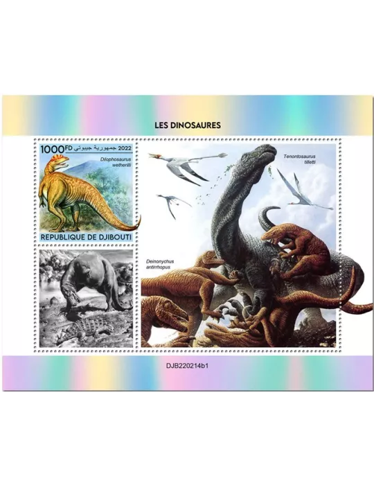 n° 836 - Timbre DJIBOUTI Blocs et feuillets