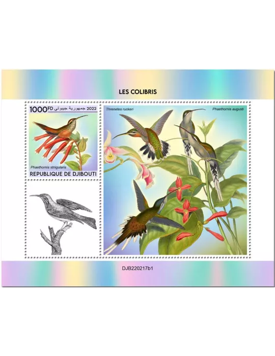 n° 842 - Timbre DJIBOUTI Blocs et feuillets