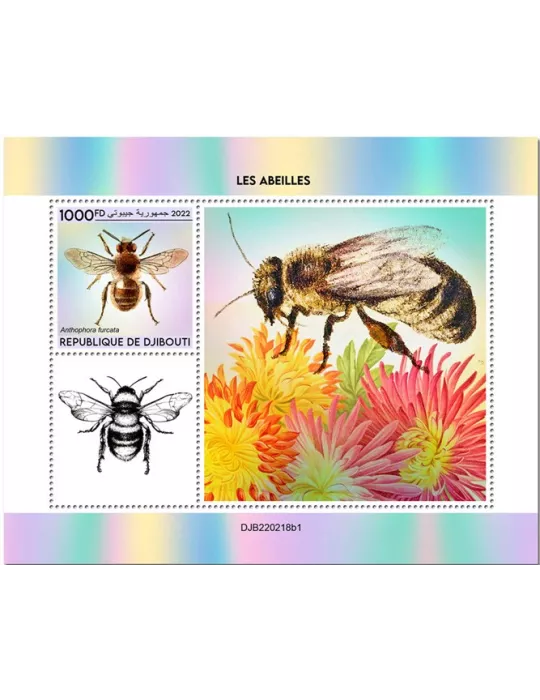 n° 844 - Timbre DJIBOUTI Blocs et feuillets