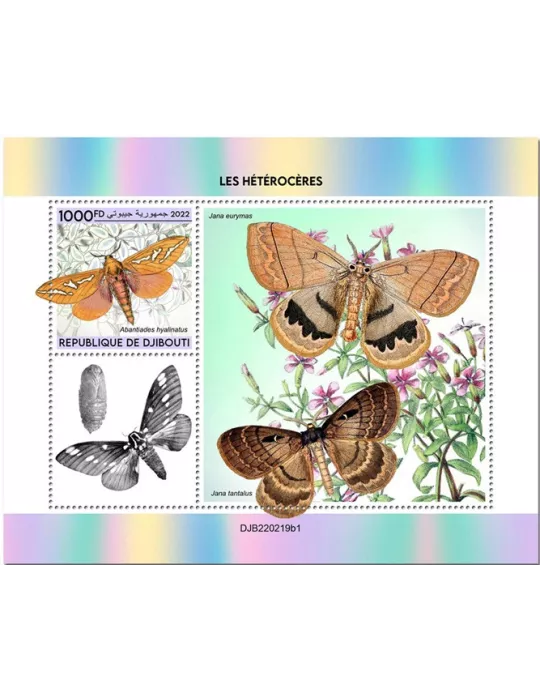 n° 846 - Timbre DJIBOUTI Blocs et feuillets