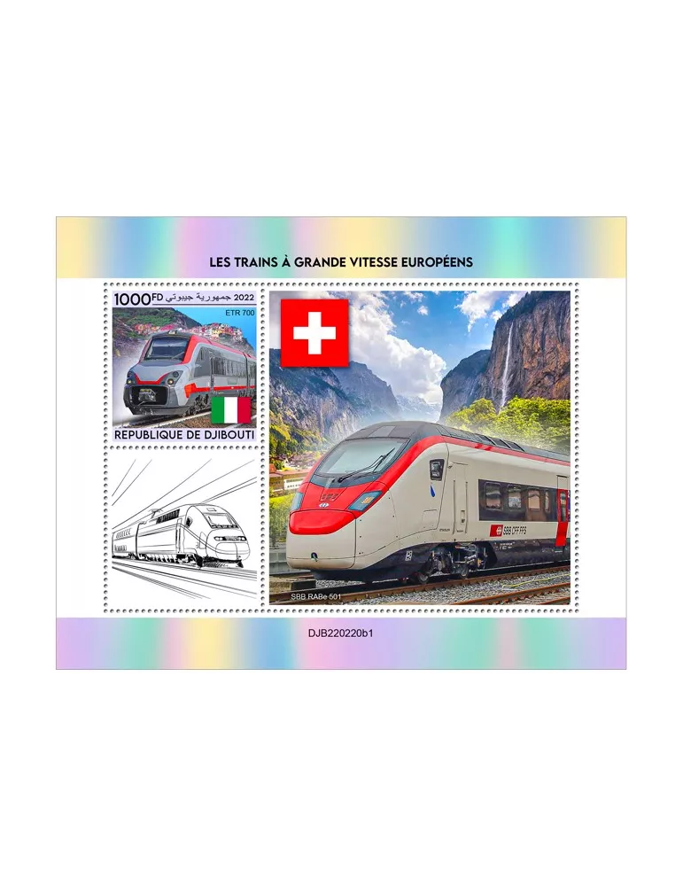 n° 848 - Timbre DJIBOUTI Blocs et feuillets