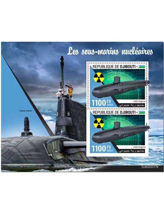 n° 895 - Timbre DJIBOUTI Blocs et feuillets