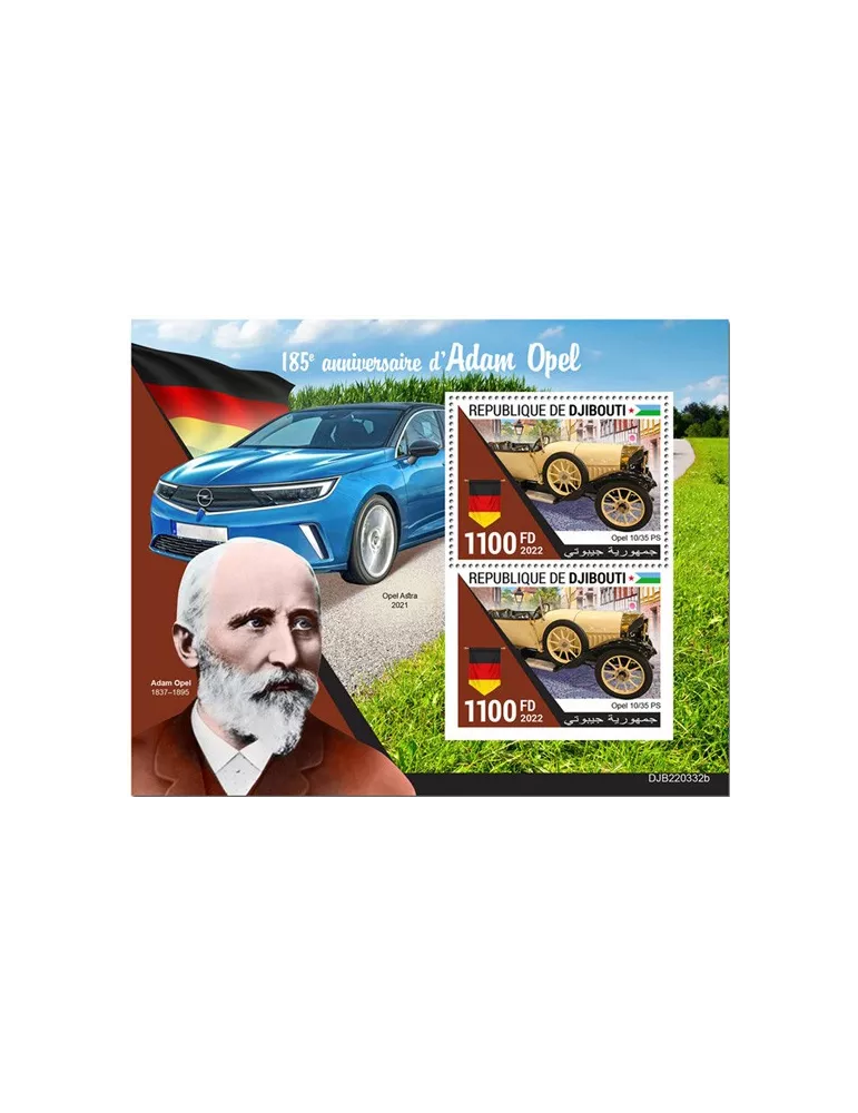 n° 910 - Timbre DJIBOUTI Blocs et feuillets