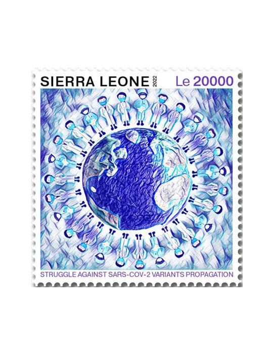 n° 10845/10848 - Timbre SIERRA LEONE Poste