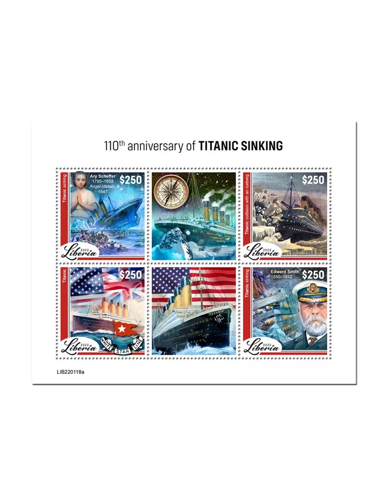 n° 6950/6953 - Timbre LIBERIA Poste