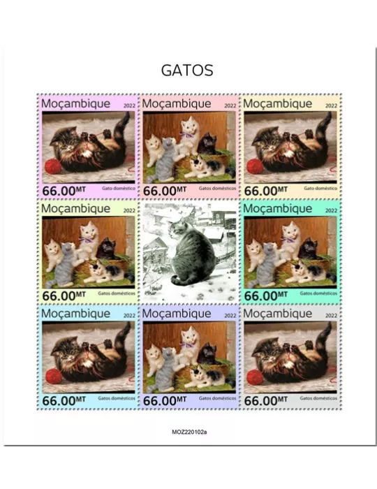 n° 9378/9385 - Timbre MOZAMBIQUE Poste