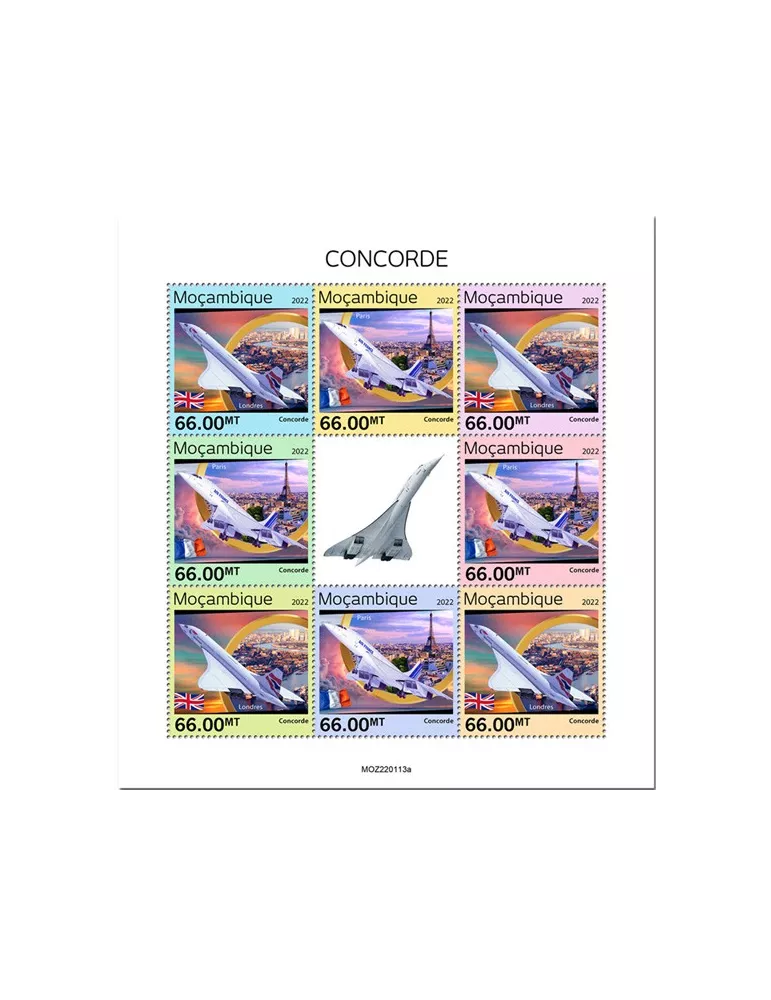 n° 9466/9473 - Timbre MOZAMBIQUE Poste