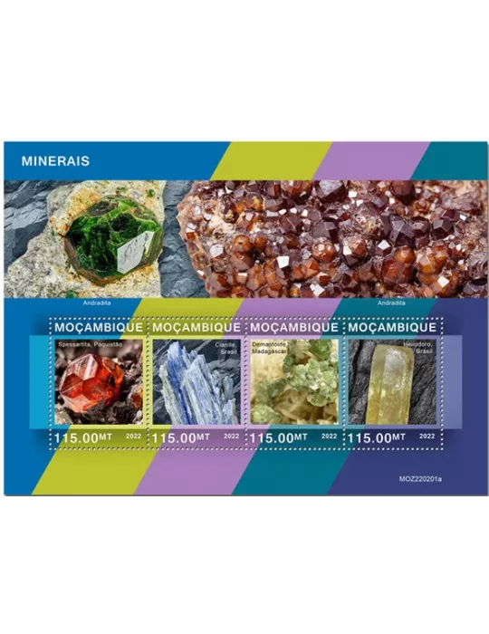 n° 9552/9555 - Timbre MOZAMBIQUE Poste