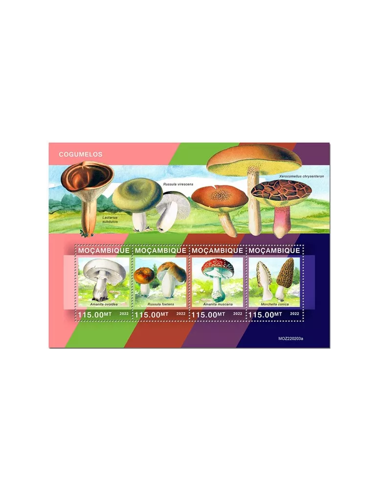 n° 9560/9563 - Timbre MOZAMBIQUE Poste