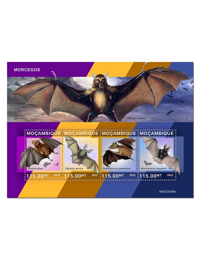 n° 9572/9575 - Timbre MOZAMBIQUE Poste