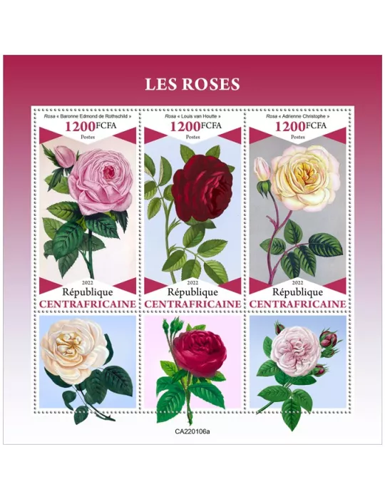 n° 8805/8807 - Timbre CENTRAFRIQUE Poste