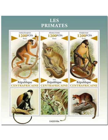 n° 8814/8816 - Timbre CENTRAFRIQUE Poste