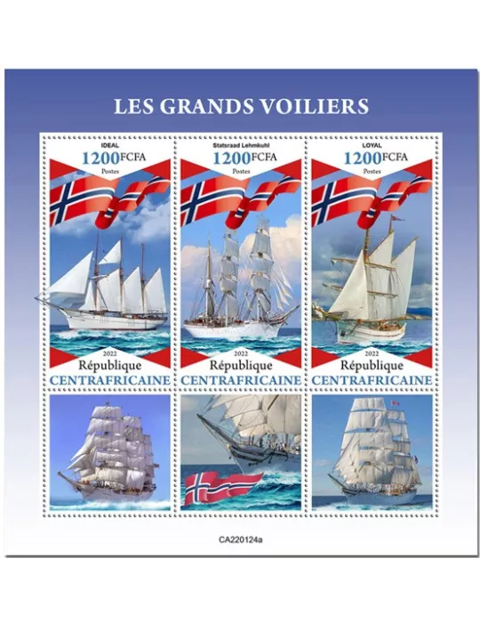 n° 8859/8861 - Timbre CENTRAFRIQUE Poste