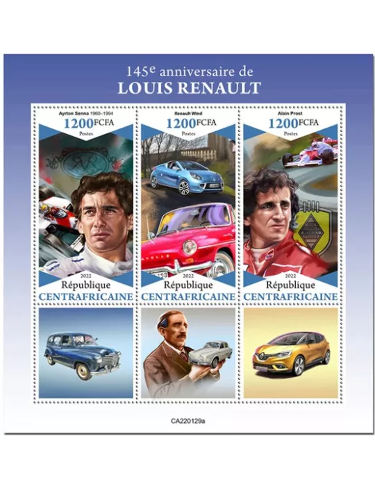 n° 8874/8876 - Timbre CENTRAFRIQUE Poste