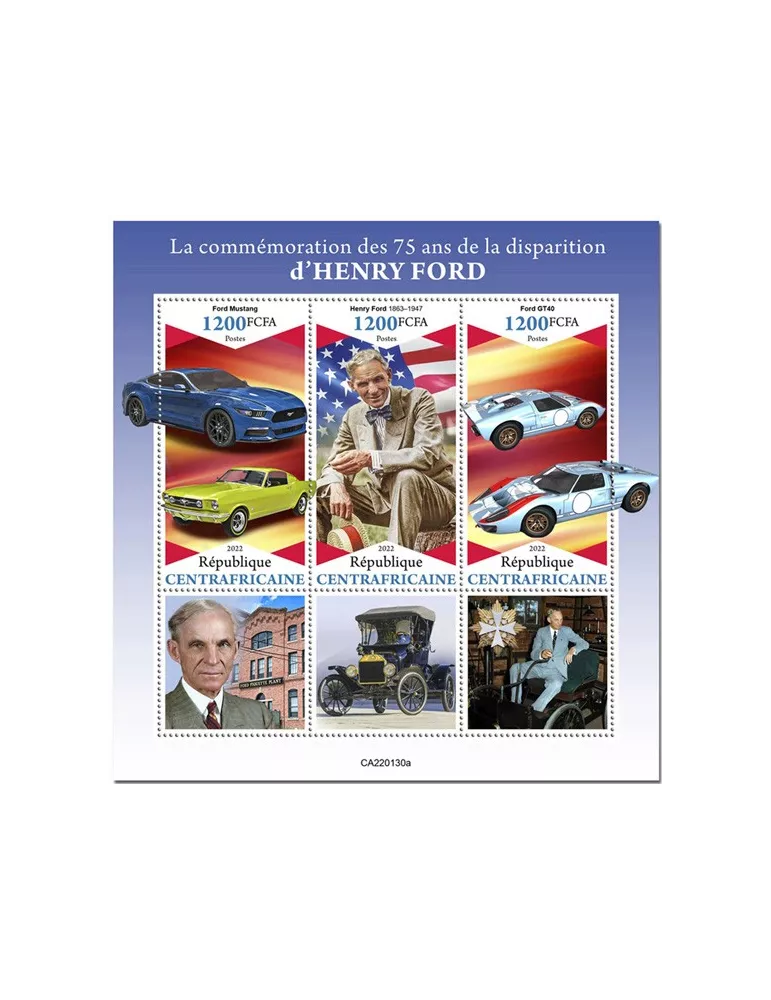 n° 8877/8879 - Timbre CENTRAFRIQUE Poste