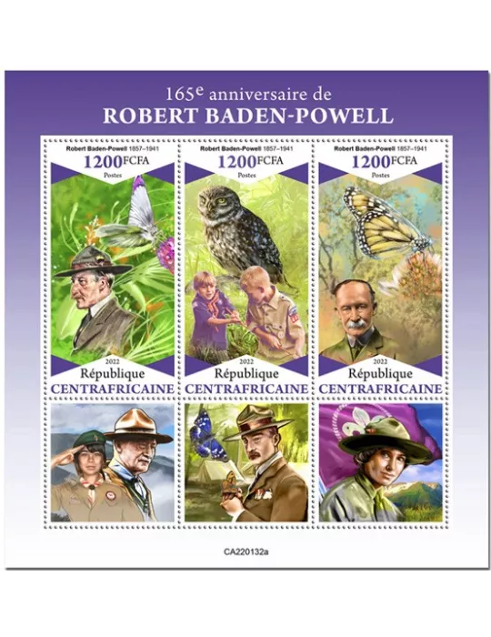 n° 8883/8885 - Timbre CENTRAFRIQUE Poste