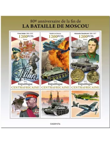 n° 8898/8900 - Timbre CENTRAFRIQUE Poste