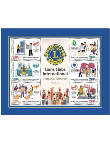 n° 8916/8921 - Timbre CENTRAFRIQUE Poste