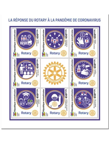 n° 8934/8941 - Timbre CENTRAFRIQUE Poste