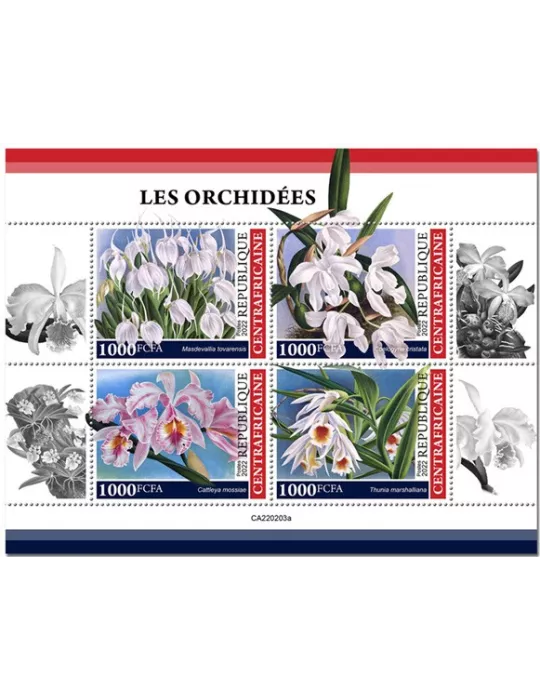 n° 8950/8953 - Timbre CENTRAFRIQUE Poste