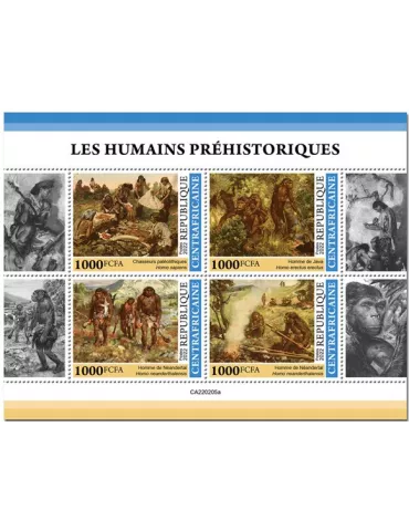 n° 8958/8961 - Timbre CENTRAFRIQUE Poste