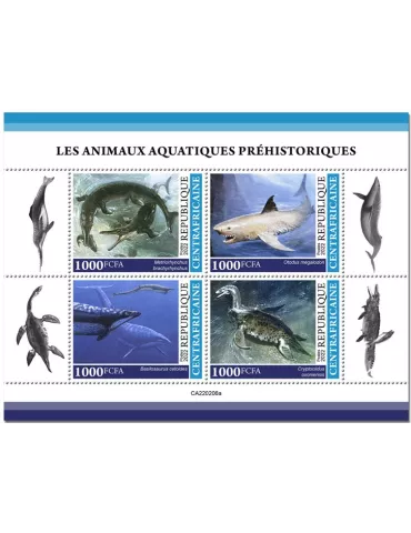 n° 8962/8965 - Timbre CENTRAFRIQUE Poste