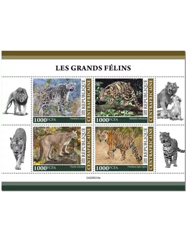 n° 8985/8988 - Timbre CENTRAFRIQUE Poste