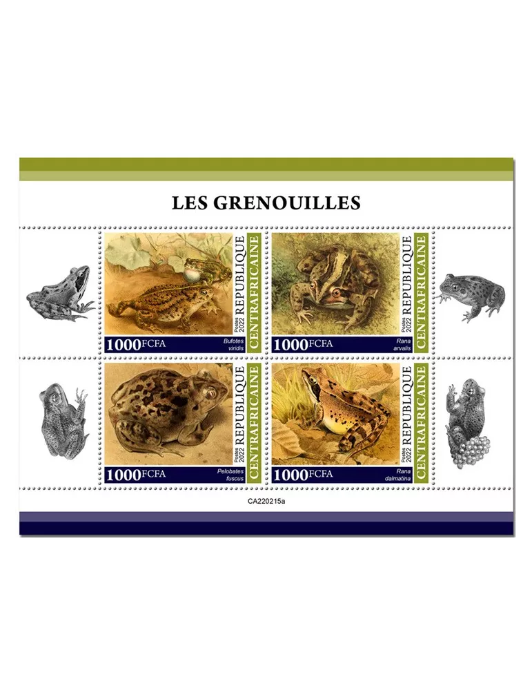 n° 8997/9000 - Timbre CENTRAFRIQUE Poste