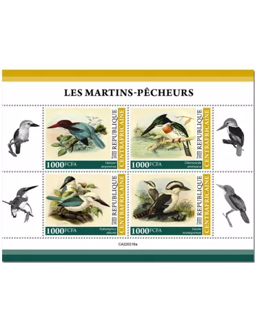 n° 9001/9004 - Timbre CENTRAFRIQUE Poste