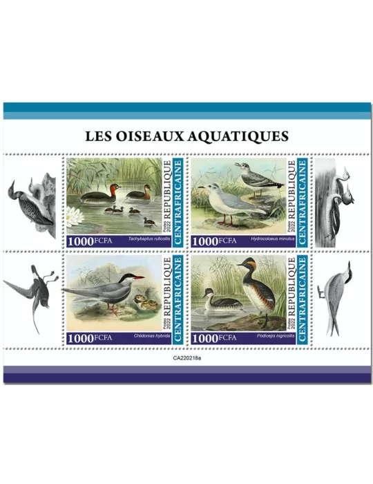 n° 9009/9012 - Timbre CENTRAFRIQUE Poste