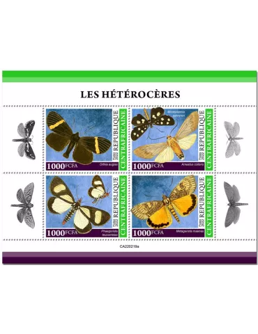 n° 9013/9016 - Timbre CENTRAFRIQUE Poste