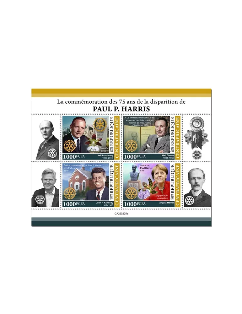 n° 9037/9040 - Timbre CENTRAFRIQUE Poste