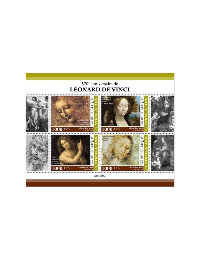 n° 9049/9052 - Timbre CENTRAFRIQUE Poste