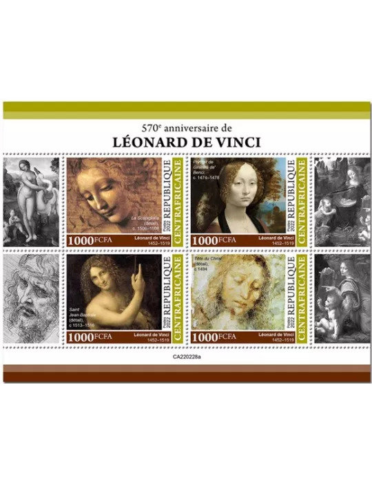 n° 9049/9052 - Timbre CENTRAFRIQUE Poste