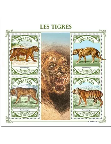 n° 9145/9148 - Timbre CENTRAFRIQUE Poste