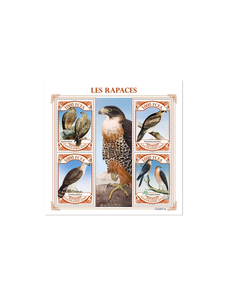 n° 9149/9152 - Timbre CENTRAFRIQUE Poste